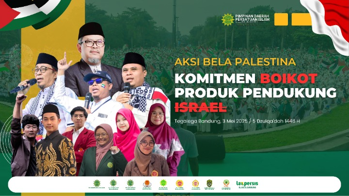 Aksi Bela Palestina, Persatuan Islam Kabupaten Tegal Mengajak Turun Aksi